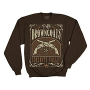 Firefly Browncoats of Serenity Valley Brown Fleece Sweater